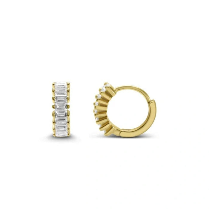 Their compact silhouette and lightweight design make them perfect for all-day comfort, whether worn alone or layered with your favorite earrings.