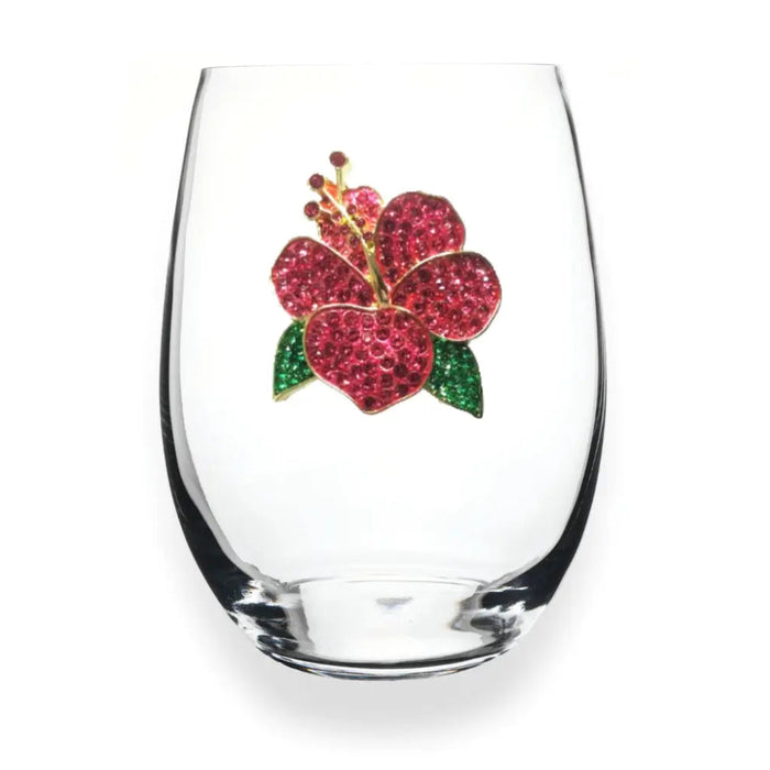 "The sparkling jeweled design catches light beautifully, making it an eye-catching addition to any table setting or bar collection."