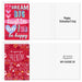 Two Valentine's Day cards with motivational and decorative designs on a white background.