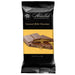 A package of Abdallah Caramel Milk Chocolate, featuring a black and yellow bag with an image of broken chocolate bars on the front.