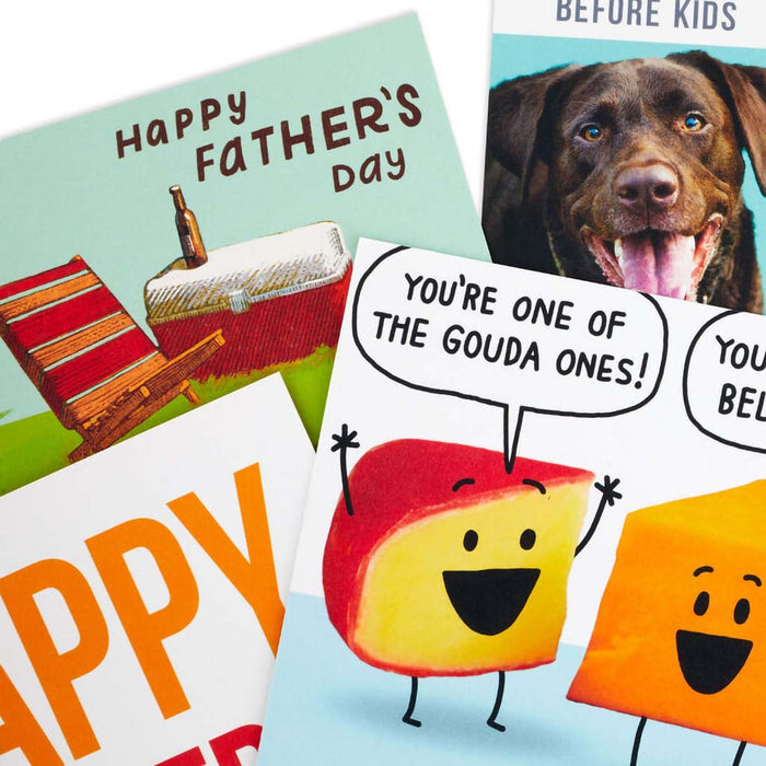 Hallmark : Punny Wishes Assorted Father's Day Cards, Pack of 4. Shop in-store at Annie's Hallmark locations in Londonderry and Salem, NH, or explore our full selection online.