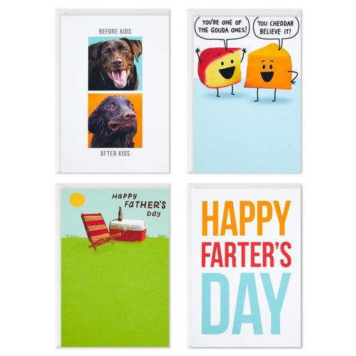 Hallmark : Punny Wishes Assorted Father's Day Cards, Pack of 4. Shop in-store at Annie's Hallmark locations in Londonderry and Salem, NH, or explore our full selection online.