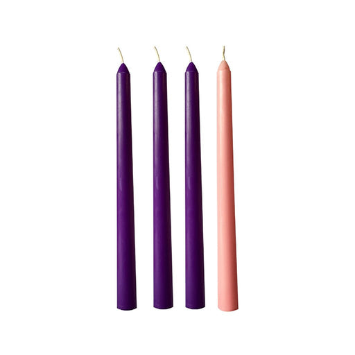 10" Advent Tapers - At Home by Mirabeau - 10" Advent Tapers - At Home by Mirabeau