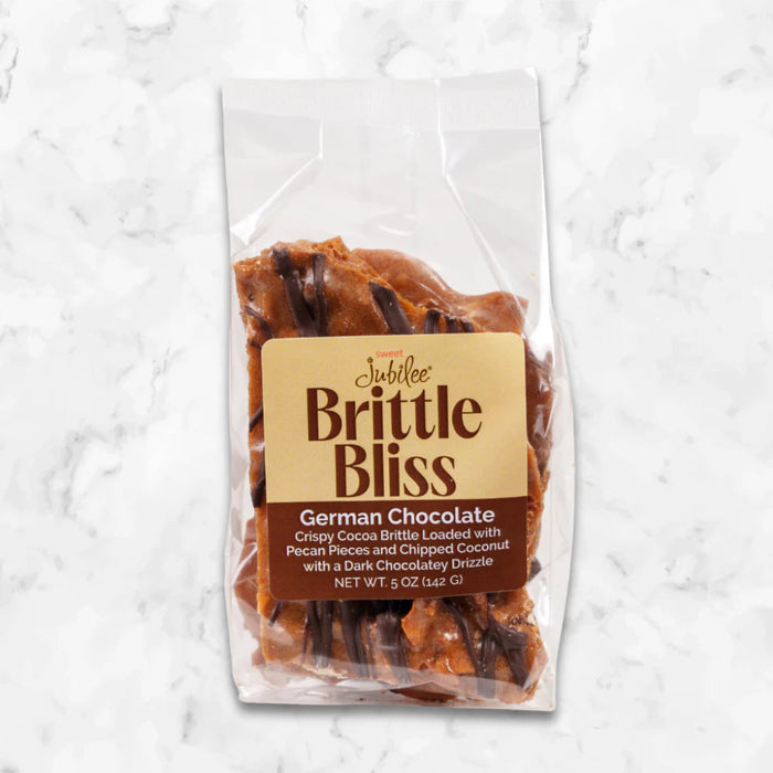 Buttery brittle with rich German chocolate flavor