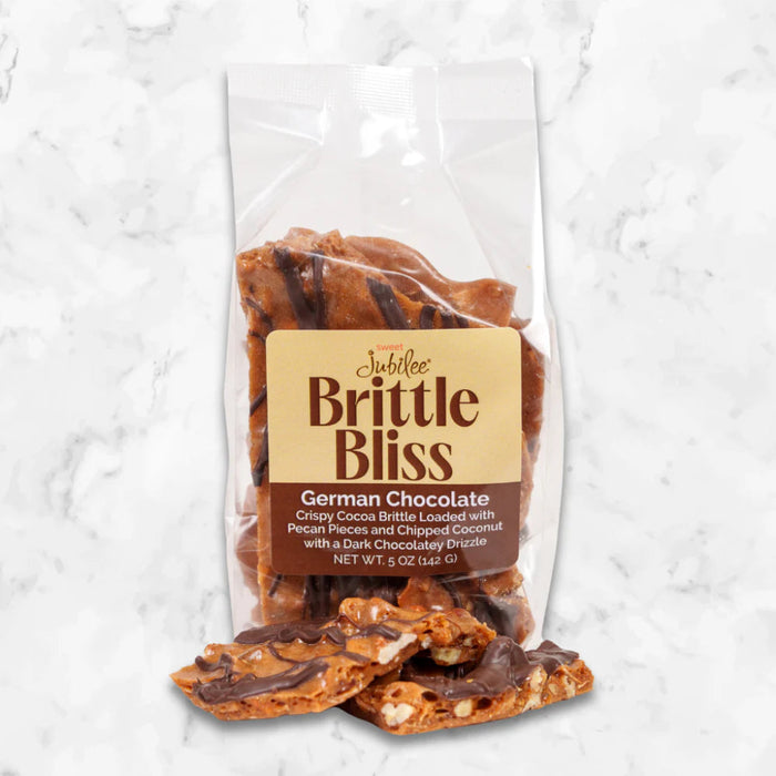 Buttery brittle with rich German chocolate flavor