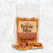 Buttery brittle with maple, bourbon flavor, and roasted pecans.