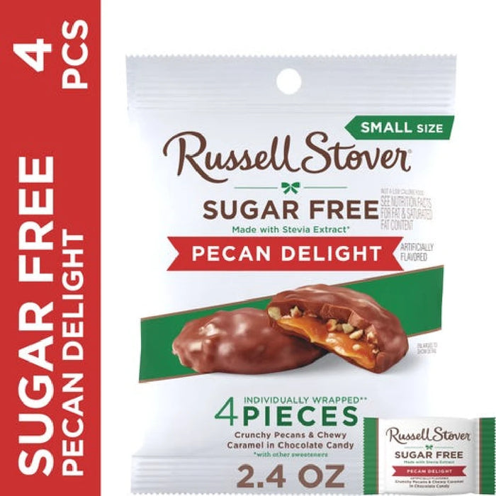 Russell Stover : Sugar Free Pecan Delight Chocolate Candy