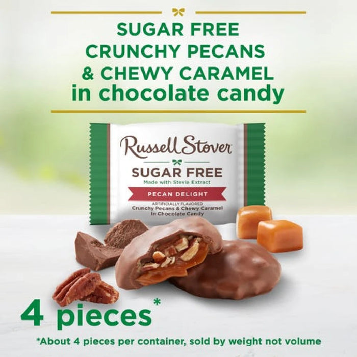 Russell Stover : Sugar Free Pecan Delight Chocolate Candy