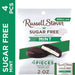 Russell Stover sugar-free mint chocolate 4-pack, featuring individually wrapped mint chocolates in a colorful box.
