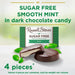 Russell Stover sugar-free mint chocolates in a 4-pack, displayed in a box with a fresh mint theme and clear labeling.