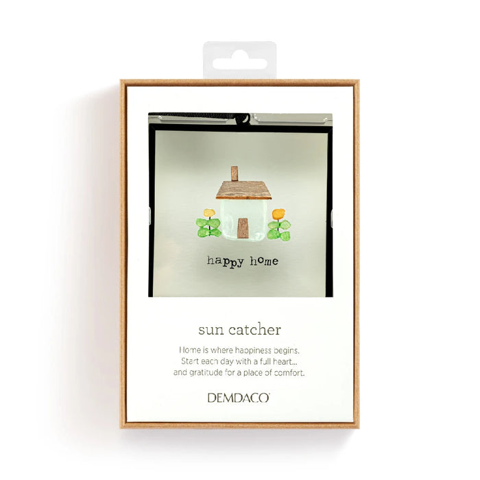 Framed print of a cheerful home scene, featuring bright colors and a welcoming atmosphere.