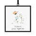 Artistic butterfly ornament with the text "friends are like butterflies," symbolizing friendship and beauty.