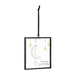 A charming ornament displaying the words "I love you to the moon and back," perfect for expressing affection.