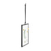A heartfelt hanging ornament featuring the phrase "I love you to the moon and back," symbolizing deep love.