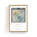 A black frame displaying a dog's paw print, symbolizing pet companionship and love.