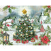 Boxed set of Lang Christmas Tree Christmas cards featuring a festive decorated tree with ornaments and presents beneath.”