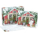 Lang Snowman’s Farmhouse Christmas cards featuring a cheerful snowman by a country farmhouse.”