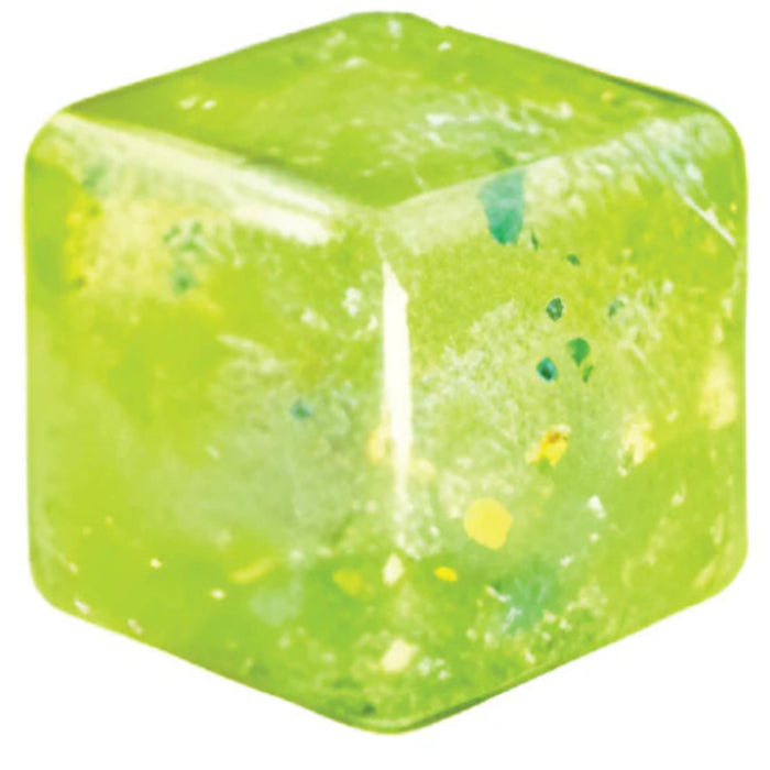 Fun Doh Mini Squishy Cube 2-Pack Set featuring two soft, colorful slow-rising sensory fidget cubes for stress relief and tactile play.