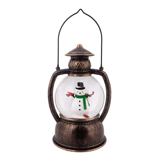 10.25" Snowman with Cardinal Glitter Lantern - 10.25" Snowman with Cardinal Glitter Lantern - Annies Hallmark and Gretchens Hallmark, Sister Stores