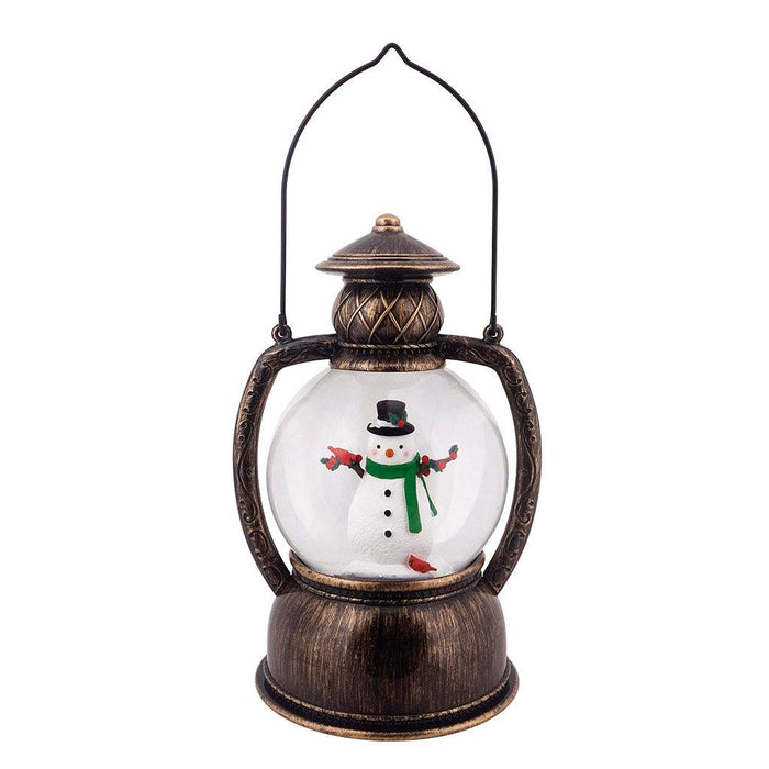 10.25" Snowman with Cardinal Glitter Lantern - 10.25" Snowman with Cardinal Glitter Lantern - Annies Hallmark and Gretchens Hallmark, Sister Stores