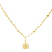 Stia : Mini Love Letter Necklace - "A" at Annie's Hallmark