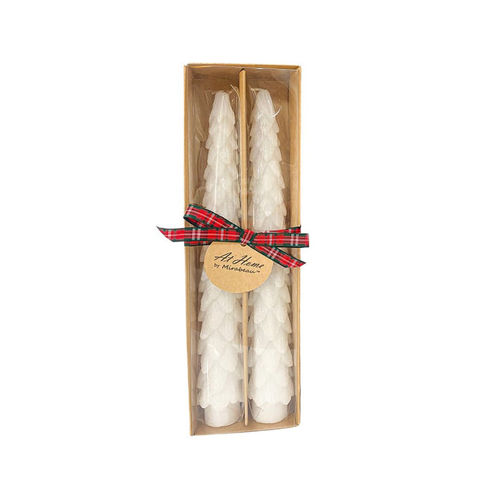 10.5" Set of 2 Tree Taper Candles - At Home By Mirabeau - Assorted no choice - 10.5" Set of 2 Tree Taper Candles - At Home By Mirabeau - Assorted no choice