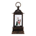 10.5" Snowman w/Broom Glitter Lantern - Christmas is Forever - 10.5" Snowman w/Broom Glitter Lantern - Christmas is Forever