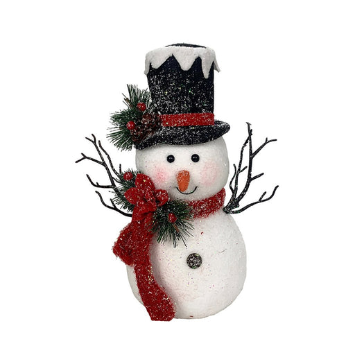 11" Fabric Snowman - 11" Fabric Snowman