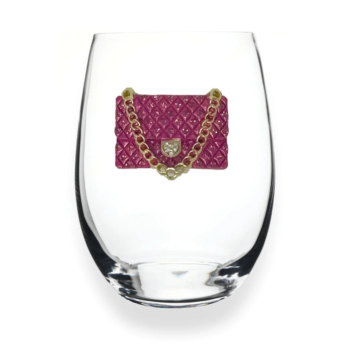 " This hand-jeweled glass arrives in premium gift packaging."
