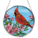 This Bridgeton Hall Cardinal and Roses Suncatcher brings timeless beauty and nature-inspired charm to your home décor.
