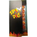 Spicy Dice packaging with fiery design on a white background