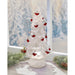 12" LED Glitter Tree with Cardinal Ornaments - 12" LED Glitter Tree with Cardinal Ornaments