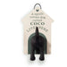 Celebrate Coco every single day with this charming personalised dog lead hook. 