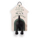  The History & Heraldry Personalised Dog Lead Hook for Max mounts easily beside your front door. 