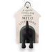 The History & Heraldry Personalised Dog Lead Hook for Milo mounts easily beside your front door
