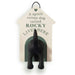 Celebrate Rocky every day with this charming H & H Gifts Personalised Dog Lead Hook. 