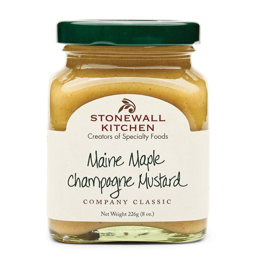 A gourmet blend of sweet Maine maple syrup, smooth Dijon mustard, and delicate champagne.