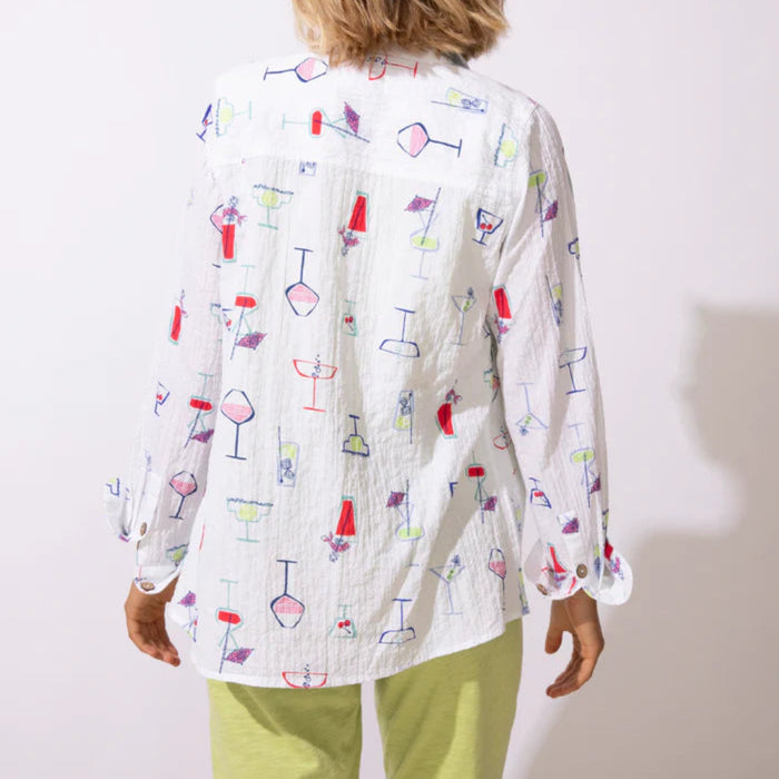 This Habitat Clothes Cheers Cocktail Shirt adds a fun and playful touch to your wardrobe.