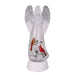 12.375" Glitter Angel w/Cardinal Pair Sublimation - 12.375" Glitter Angel w/Cardinal Pair Sublimation