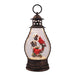 12.5" Cardinal Holly Home Haven Glitter Lantern - 12.5" Cardinal Holly Home Haven Glitter Lantern