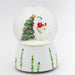 Glitterdome Musical Snowman's Winter Decorating holiday snow globe with festive snowman scene