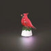 LED mini Cardinal  figurine on a white background 