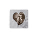 A decorative photo frame featuring a heart shape design, ideal for displaying cherished memories.