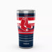 Customizable tumbler showcasing the Boston Red Sox emblem, designed for baseball fans.
