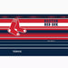 Boston Red Sox themed tumbler, personalized for fans of Major League Baseball.