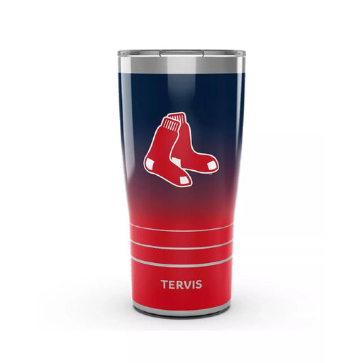 A stylish 20oz tumbler featuring the Boston Red Sox logo, perfect for fans to showcase their loyalty while drinking.