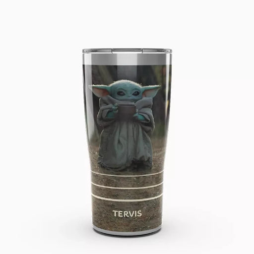 Image of a child Yoda tumbler featuring a cute design inspired by the character from Star Wars.