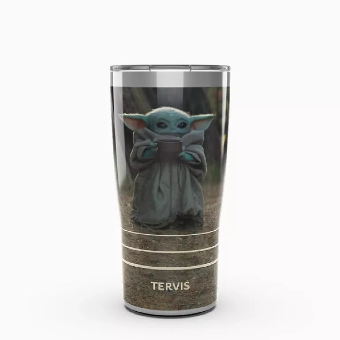 Image of a child Yoda tumbler featuring a cute design inspired by the character from Star Wars.