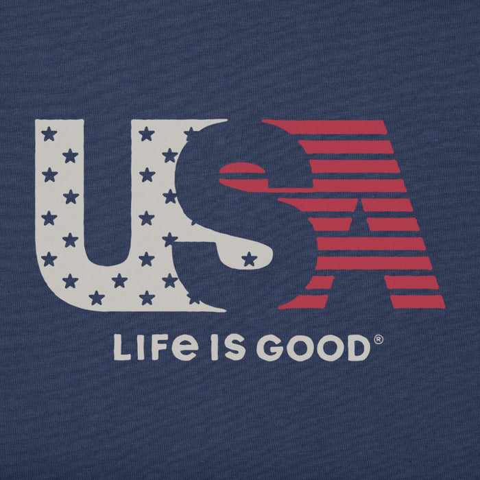 Life Is Good : Men's U.S.A. Flag T-Shirt