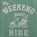 Life Is Good : Men's Golf Cart My Weekend Ride Short Sleeve T-Shirt